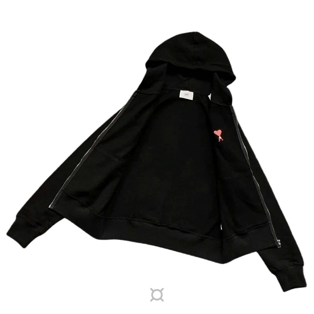 VAULT - AMi Zip-up Hoodie (black)