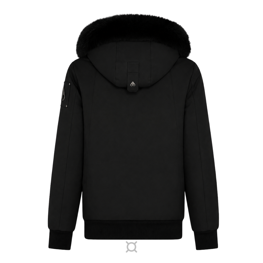 VAULT - Moose Knuckles Black Fur Jacket