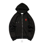 VAULT - AMi Zip-up Hoodie (black)