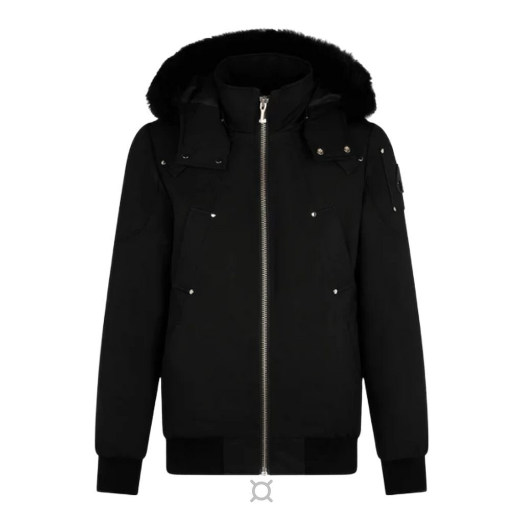 VAULT - Moose Knuckles Black Fur Jacket