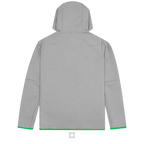 VAULT - Tech smoke Grey Zip Hoodie
