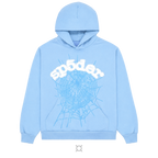 VAULT - Spider hoodie (light blue)