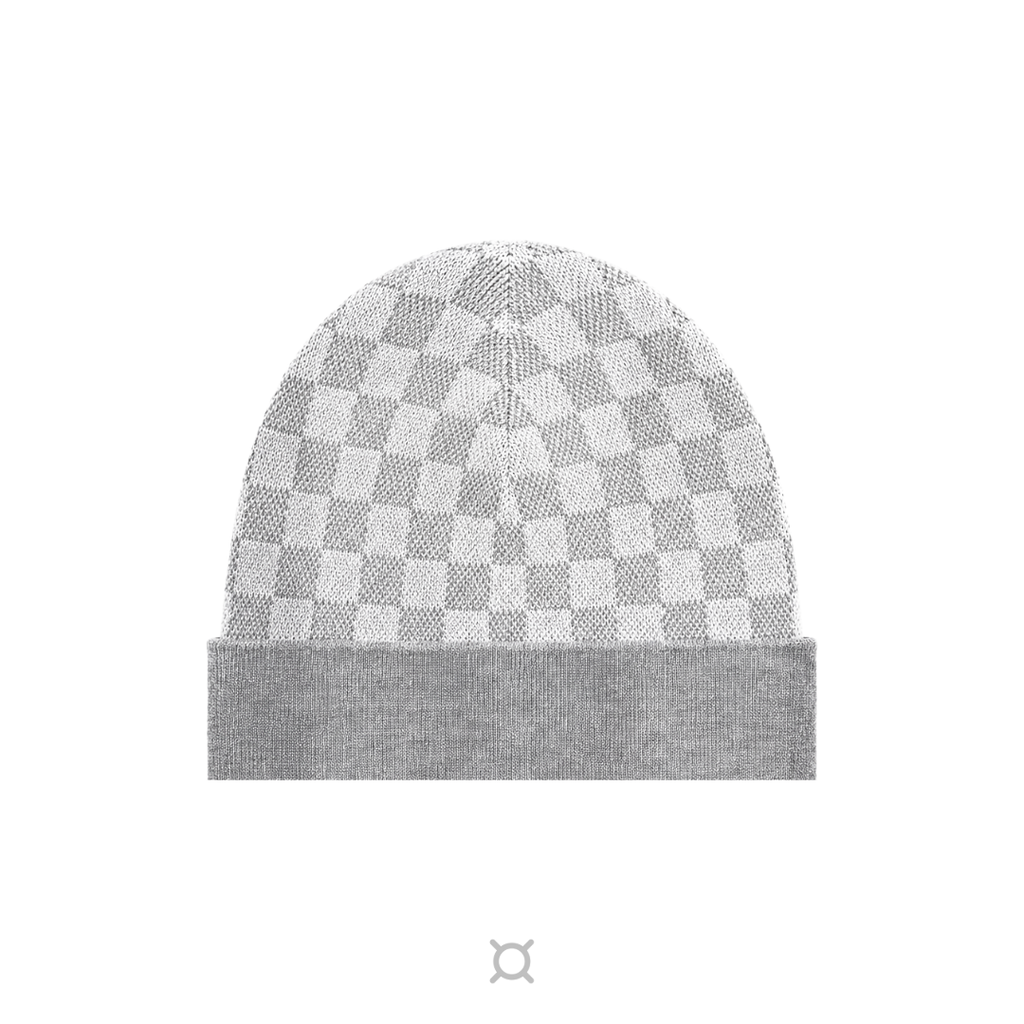 VAULT - Monograme Checked Beanie